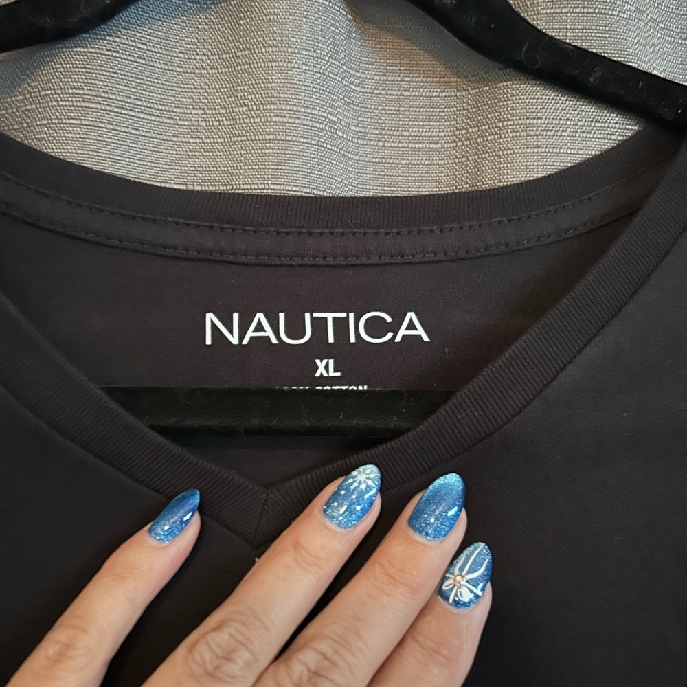 Nautica Black Short Sleeve Tee